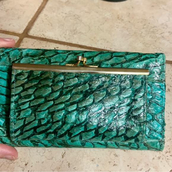 Vintage Alaska Sea Bass Leather Wallet - Picture 2 of 12